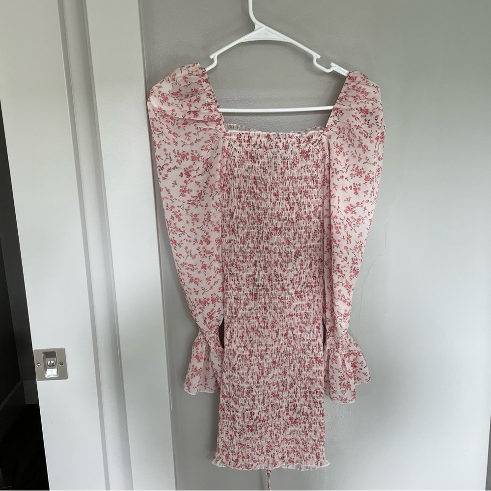 Princess Polly Azure Floral Mini Dress - Picture 3 of 5